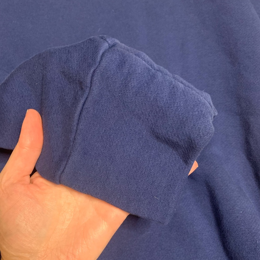 Varley Blue Cold Shoulder Pullover Sweatshirt Wom… - image 7